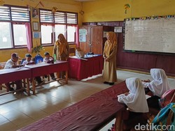 SDN 1 Gedong Meneng Bandar Lampung Hanya Ada 5 Murid