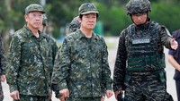 Taiwan Gelar Latihan Militer Han Kuang, Presiden Lai Tinjau Langsung Kesiapan Tempur