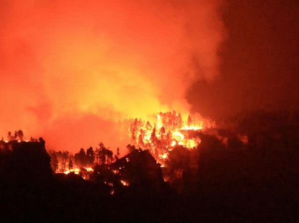 Api Mengamuk di Tepian Utara Grand Canyon