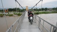 Dua Kali Ambruk, Jembatan Gantung Akses Vital Warga Sigi Kembali Difungsikan