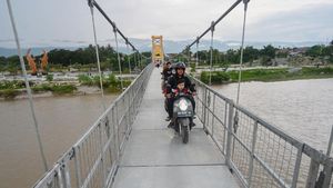 Dua Kali Ambruk, Jembatan Gantung Akses Vital Warga Sigi Kembali Difungsikan