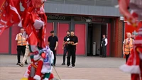 MU mengutus Ruben Amorim, Bruno Fernandes, dan Diogo Dalot – yang semuanya adalah rekan senegara Diogo Jota di Portugal. (Foto: dok. Liverpool)