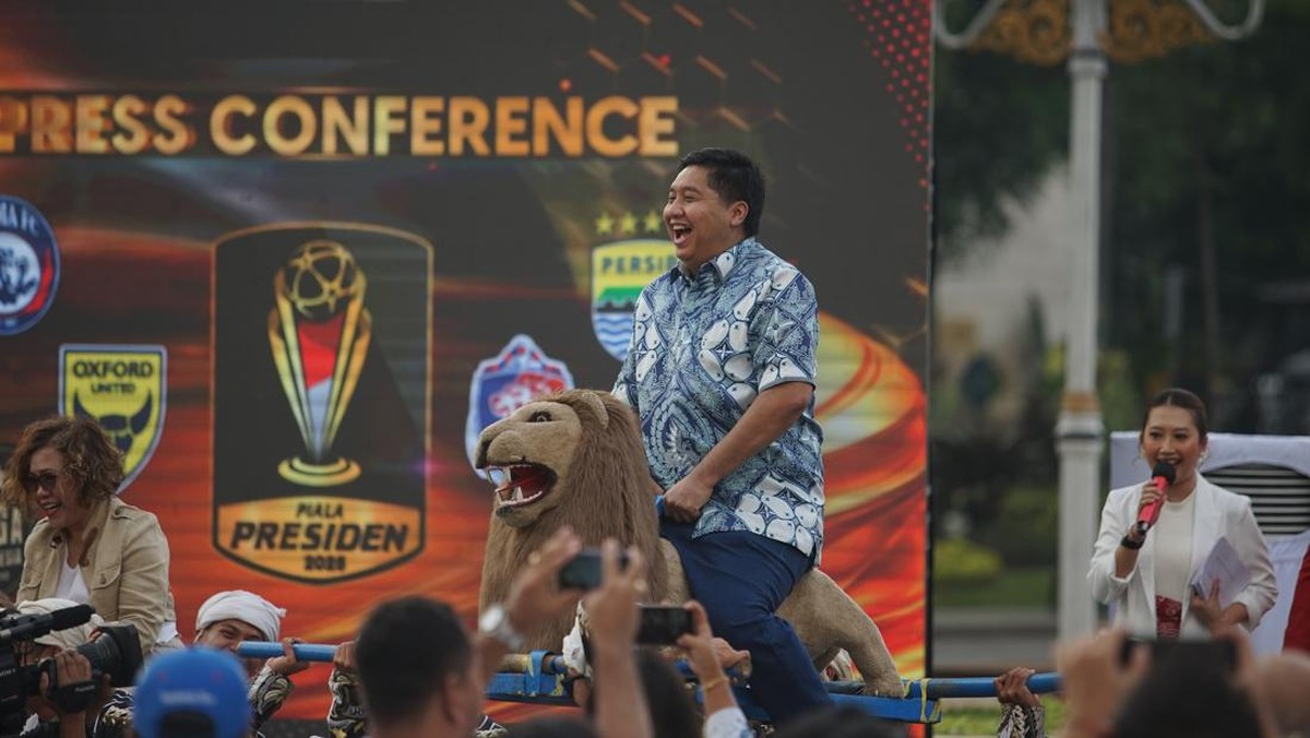 Ketua Steering Committe Piala Presiden 2025 Maruarar Sirait puas dengan jalannya turnamen (Istimewa)