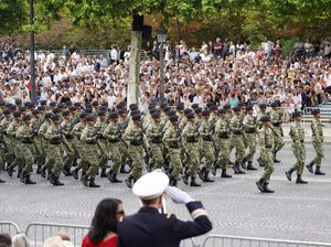 Pasukan TNI Jadi Sorotan di Parade Bastille Day Prancis Pasukan TNI Jadi Sorotan di Parade Bastille Day Prancis