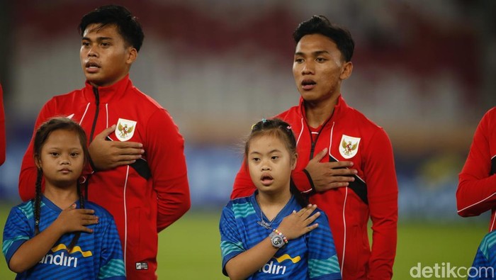 Duel Timnas Indonesia vs Brunei dalam Piala AFF U-23 2025 dihelat di Stadion Utama Gelora Bung Karno (SUGBK), Jakarta, Selasa (15/7/2025).
