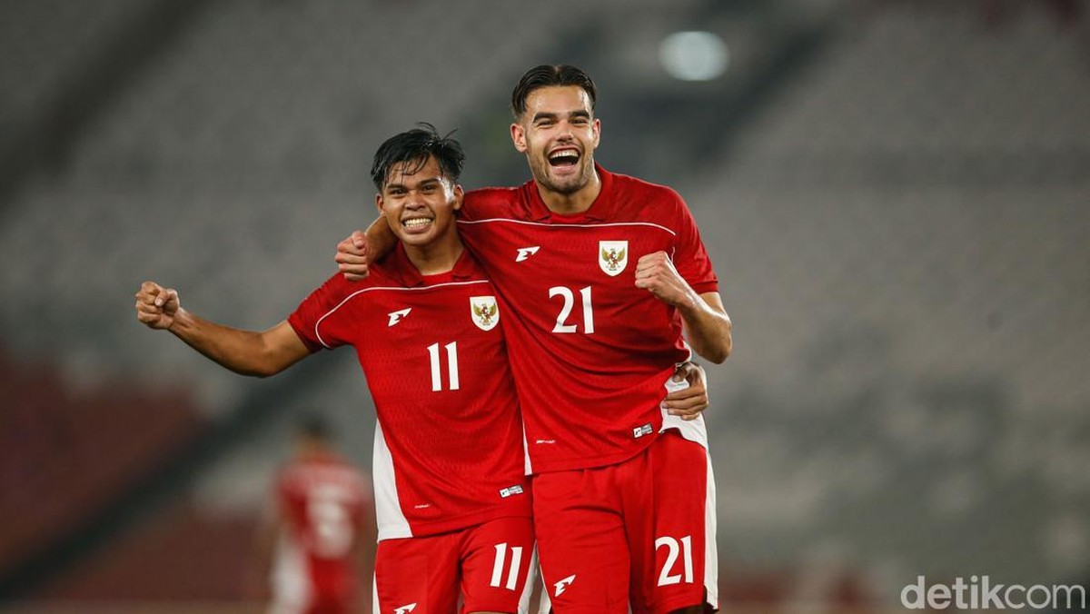Timnas Indonesia U-23 bantai Brunei Darussalam 8-0. (Foto: Rifkianto Nugroho/detikcom)