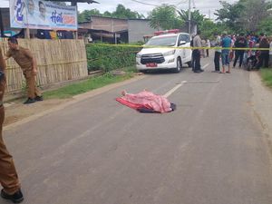 Pria di Bajeng Gowa Tewas Ditikam Anak Tiri, Jasad Korban Terkapar di Jalan Pria di Bajeng Gowa Tewas Ditikam Anak Tiri, Jasad Korban Terkapar di Jalan