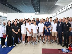 Timnas Renang Prancis Pilih Stadion Akuatik GBK untuk Aklimatisasi