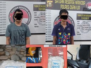 2 Pria di Ogan Ilir Ditangkap Bawa 1 Kg Sabu, Dikendalikan Napi Lapas Riau