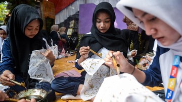 Festival Batik Tangerang, Ajang Seru Pelajar Belajar Membatik