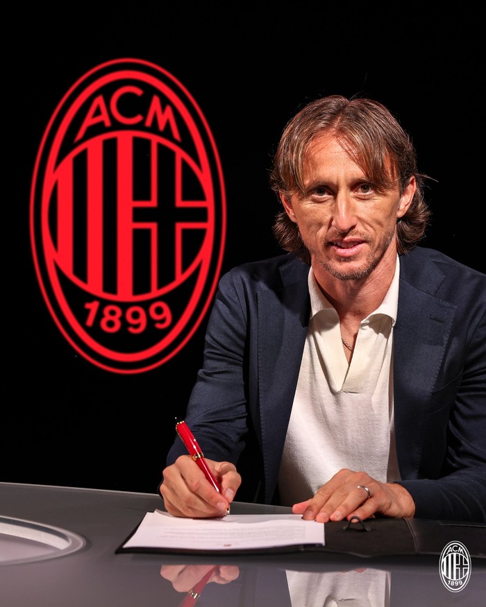 Luka Modric, AC Milan Luka Modric berseragam AC Milan