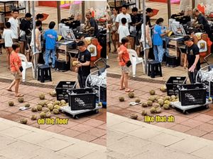 Viral Penjual Lempar Durian Dagangannya ke Jalanan, Ternyata Ini Alasannya