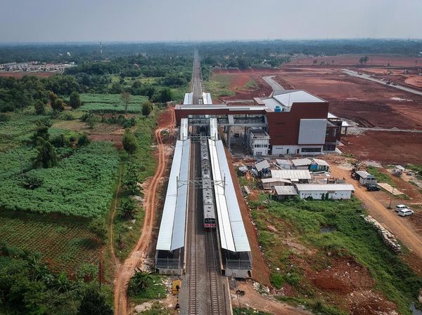 Rampung Akhir Juli, Begini Penampakan  Terkini Stasiun Jatake