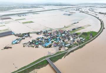 Banjir Besar Landa Korea Selatan, Pemukiman Terendam