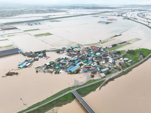 Banjir Besar Landa Korea Selatan, Permukiman Terendam