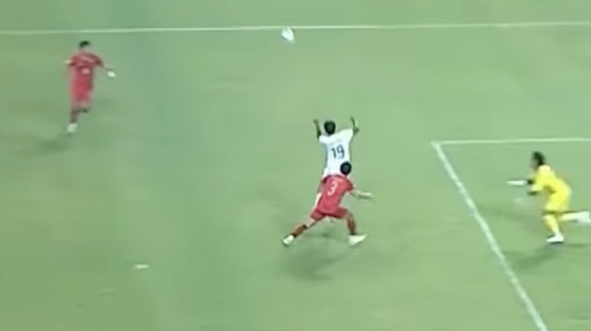 Gol Luis Figo untuk Timor Leste di Piala AFF U-23 2025. Foto: dok. Internet/Instagram @aseanutdfc