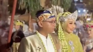 Foto Pernikahan Wabup Garut Putri Karlina dan Anak Dedi Mulyadi, Serba Hijau