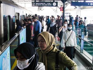 Sempat Padat, Stasiun MRT Lebak Bulus Kini Kembali Normal