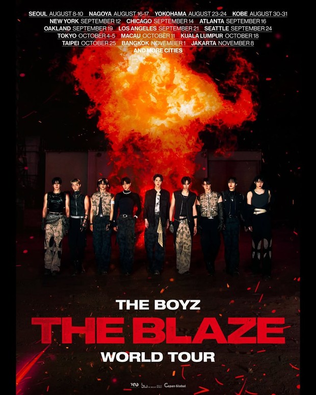 Poster world tour THE BOYZ/ Foto: instagram.com/theboyz_officl