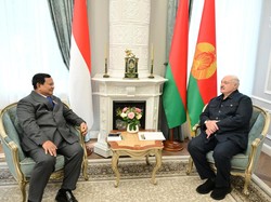 Prabowo Sempat Bertemu Presiden Belarus Lukashenko, Ini yang Dibahas