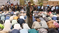 Salat Minta Hujan di Yaman Dijaga Ketat Aparat