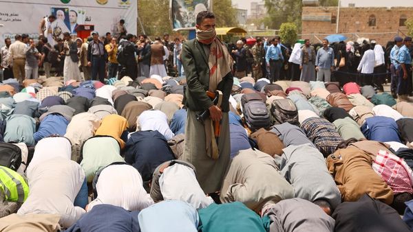 Salat Minta Hujan di Yaman Dijaga Ketat Aparat