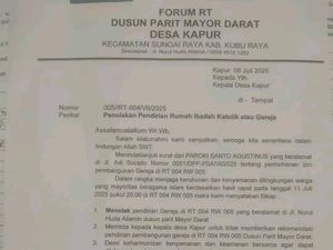 Pembangunan Gereja Ditolak, Bupati Kubu Raya: Tak Ada Ruang Intoleransi! Pembangunan Gereja Ditolak, Bupati Kubu Raya: Tak Ada Ruang Intoleransi!