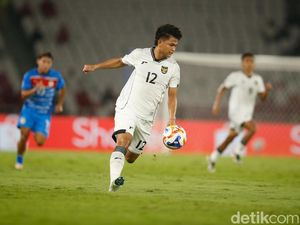 Indonesia U-23 Unggul di Babak Pertama Lewat Gol Bunuh Diri Filipina