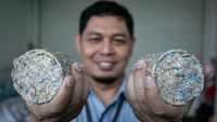 Limbah Uang Kertas Bekas BI di Solo Disulap Jadi Energi