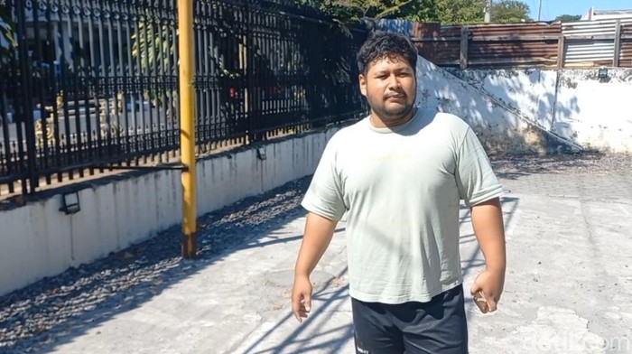 Lokasi parkiran motor bar di Kota Probolinggo yang menjadi lokasi pencurian sepeda motor.