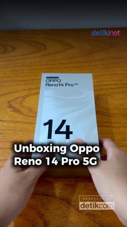 Video: Unboxing Oppo Reno 14 Pro, yang punya 4 Kamera 50MP 