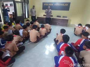 Viral Duel Pelajar di Kebun Cengkeh Kendal, 43 Siswa Digiring ke Kantor Polisi