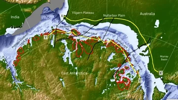 Di Antartika Ternyata Pernah Ada Sungai Raksasa