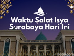 Waktu Salat Isya Surabaya Hari Ini