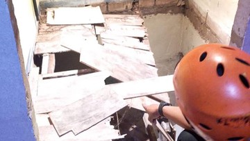 Lantai 2 Rumah di Puncak Bogor Ambruk, 3 Penghuni Luka-luka