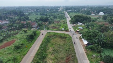Target Penyelesaian Pembebasan Lahan Jalan Bojonggede-Kemang Tahun Ini