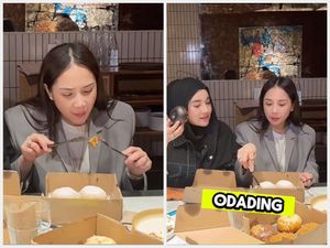 Reaksi Nagita Slavina dan Istri Juragan 99 Cicip Donat Pinkan Mambo Reaksi Nagita Slavina dan Istri Juragan 99 Cicip Donat Pinkan Mambo