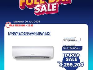 Jadi Adem Pakai AC Split 1 PK, Ada Diskon di Transmart Full Day Sale Jadi Adem Pakai AC Split 1 PK, Ada Diskon di Transmart Full Day Sale