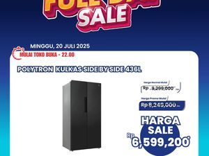 Kulkas 436L Hemat Besar di Transmart Full Day Sale, Yuk Dibeli! Kulkas 436L Hemat Besar di Transmart Full Day Sale, Yuk Dibeli!