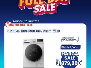 Mesin Cuci Front Load Didiskon di Transmart Full Day Sale! Mesin Cuci Front Load Didiskon di Transmart Full Day Sale!