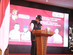 Wagub Jambi Lepas Kontingen KORMI Menuju Fornas VIII di NTB Wagub Jambi Lepas Kontingen KORMI Menuju Fornas VIII di NTB