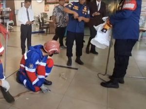 Damkar Evakuasi Ular Kobra di Area Bandara Sultan Thaha Jambi Damkar Evakuasi Ular Kobra di Area Bandara Sultan Thaha Jambi