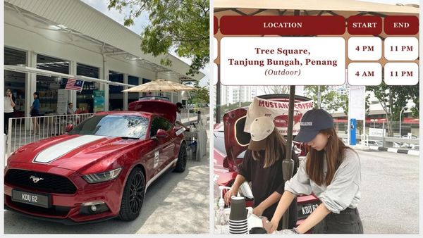 Bye Kerja Kantoran! Kakak Adik Jualan Kopi Keliling Pakai Mobil Mustang