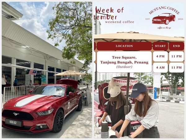 Bye Kerja Kantoran! Kakak Adik Jualan Kopi Keliling Pakai Mobil Mustang