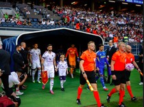 Aksi di Laga MU Vs Leeds yang Berakhir Imbang