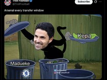 Meme Arteta Doyan Tampung Pemain Buangan dari Chelsea