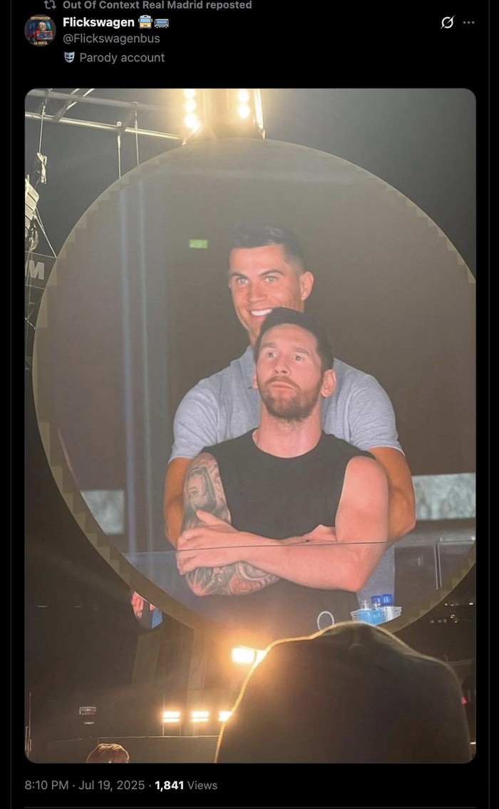 Meme Pemain Bola CEO Konser Meme Pemain Bola ala CEO yang kepergok di Konser Coldplay