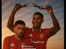 Rashford disebut terbebas dari belenggu di MU, yang musim panas ini akan meminjamkannya ke Barca. Foto: dok. Internet/X (Twitter)