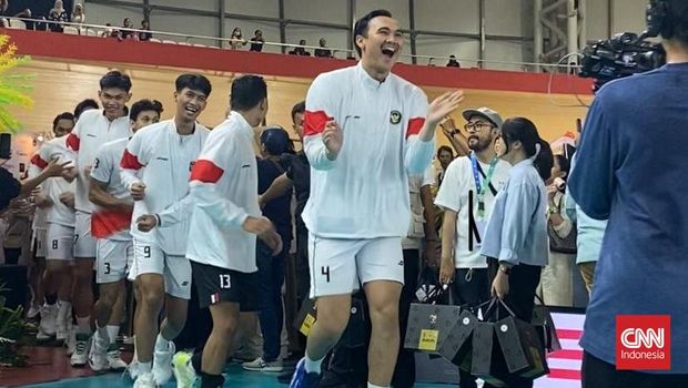 Hendra Kurniawan, Timnas Voli Indonesia. CNNIndonesia/Muhammad Ikhwanuddin