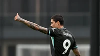 Darwin Nunez mencetak gol pembuka Liverpool pada menit keenam ketika menyambar bola assist Florian Wirtz yang dihalau bek Stoke. (dok.Liverpool FC)